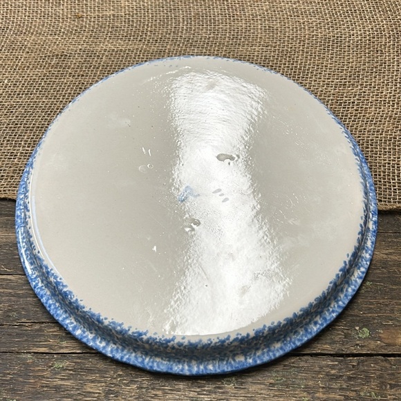 Vintage Los Angeles Pottery Ovenware Rooster Farmhouse Pie/Quiche/tart Plate - Picture 2 of 3